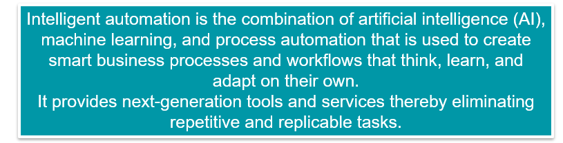 intelligent automation testing : So, what exactly is Intelligent Automation