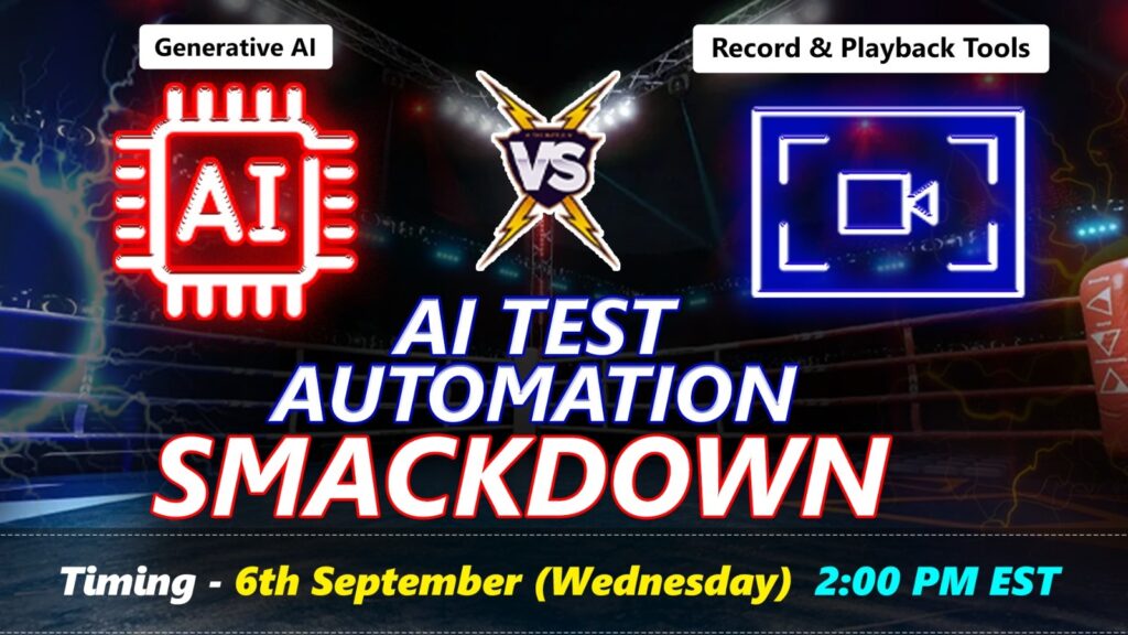AI Test Automation Smackdown: Record & Playback Tools vs. Generative AI